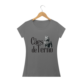 Nome do produtoCamiseta Baby Long Estonada - Cães de Terno