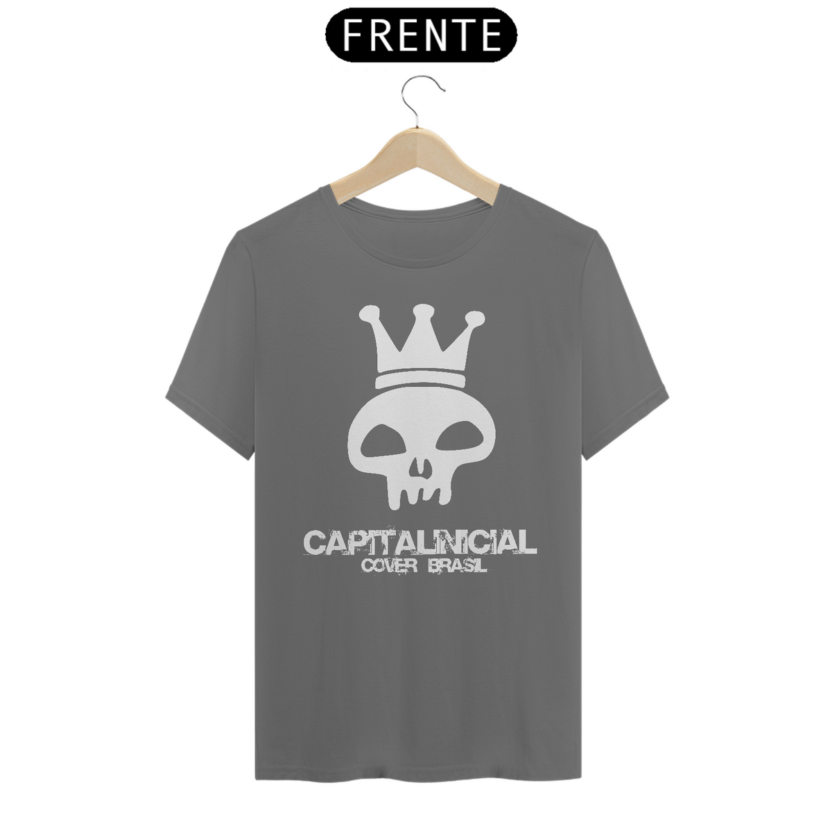 Nome do produto: Camiseta estonada - Capital Inicial Cover Brasil 