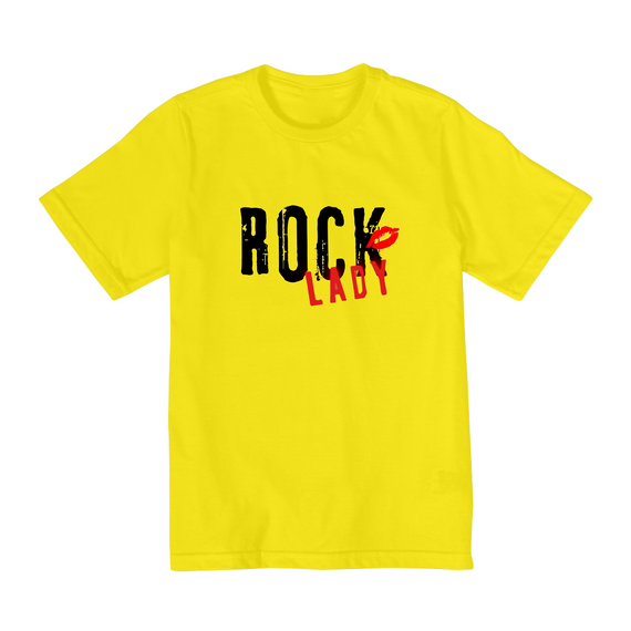 Camiseta Infantil (2 a 8) - Rock Lady