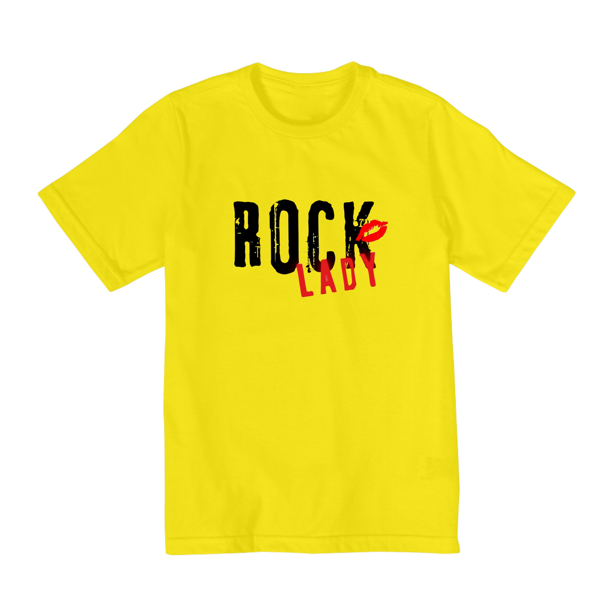 Nome do produto: Camiseta Infantil (2 a 8) - Rock Lady