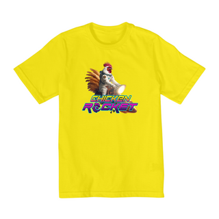 Nome do produtoCamiseta Quality Infantil (2 a 8) - Chicken Rocket