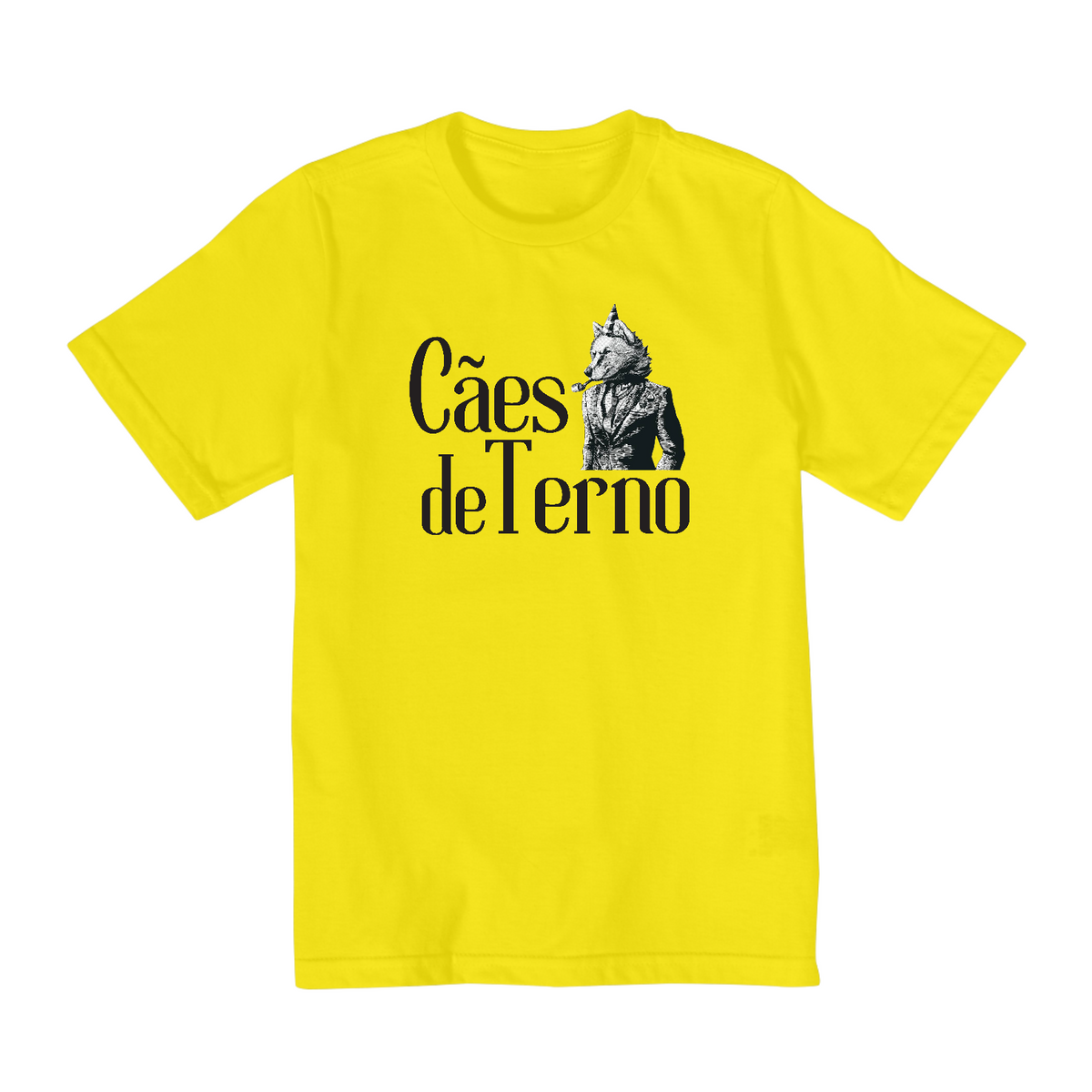 Nome do produto: Camiseta Infantil (2 a 8) - Cães de Terno