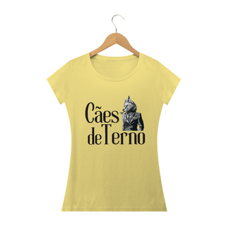 Nome do produtoCamiseta Baby Long Estonada - Cães de Terno