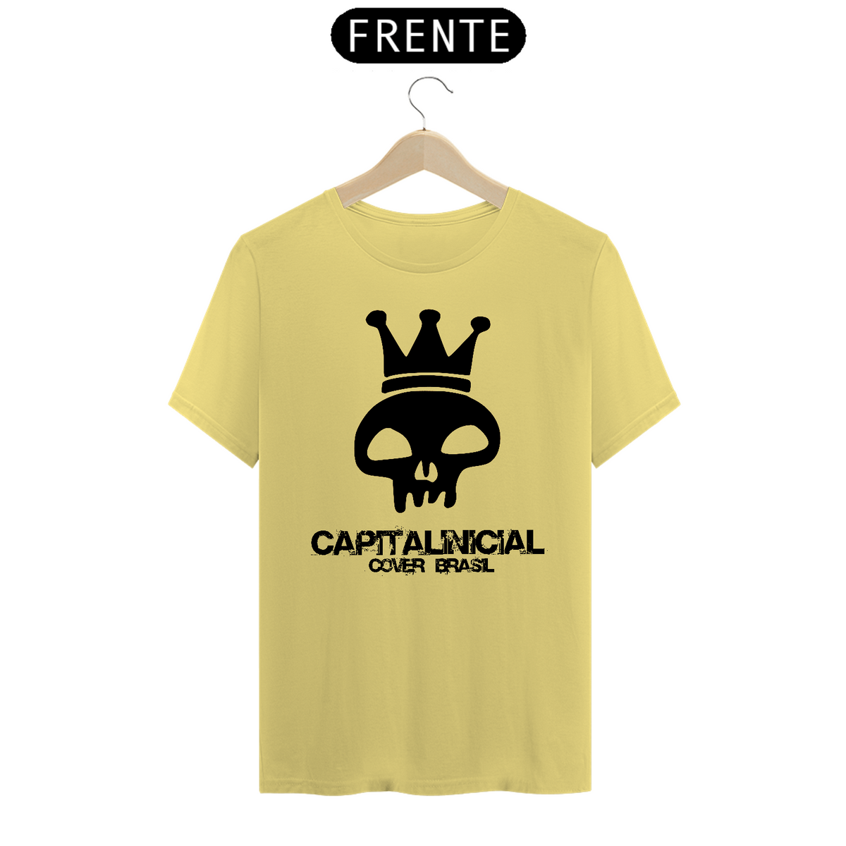 Nome do produto: Camiseta estonada - Capital Inicial Cover Brasil 