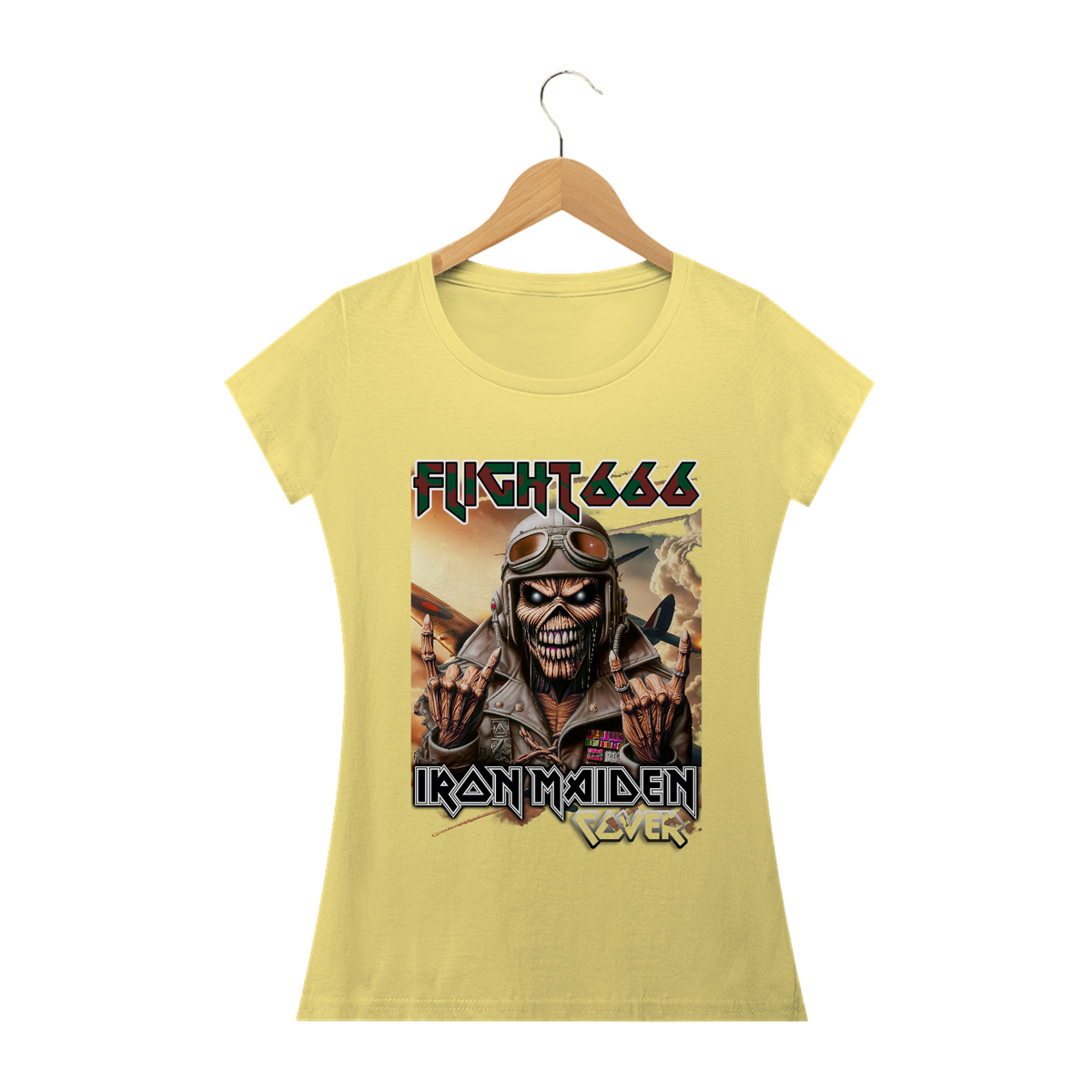 Nome do produto: Camiseta Estonada Baby Long - Flight 666