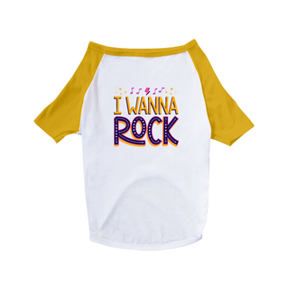 Nome do produtoCamiseta PET - I Wanna Rock