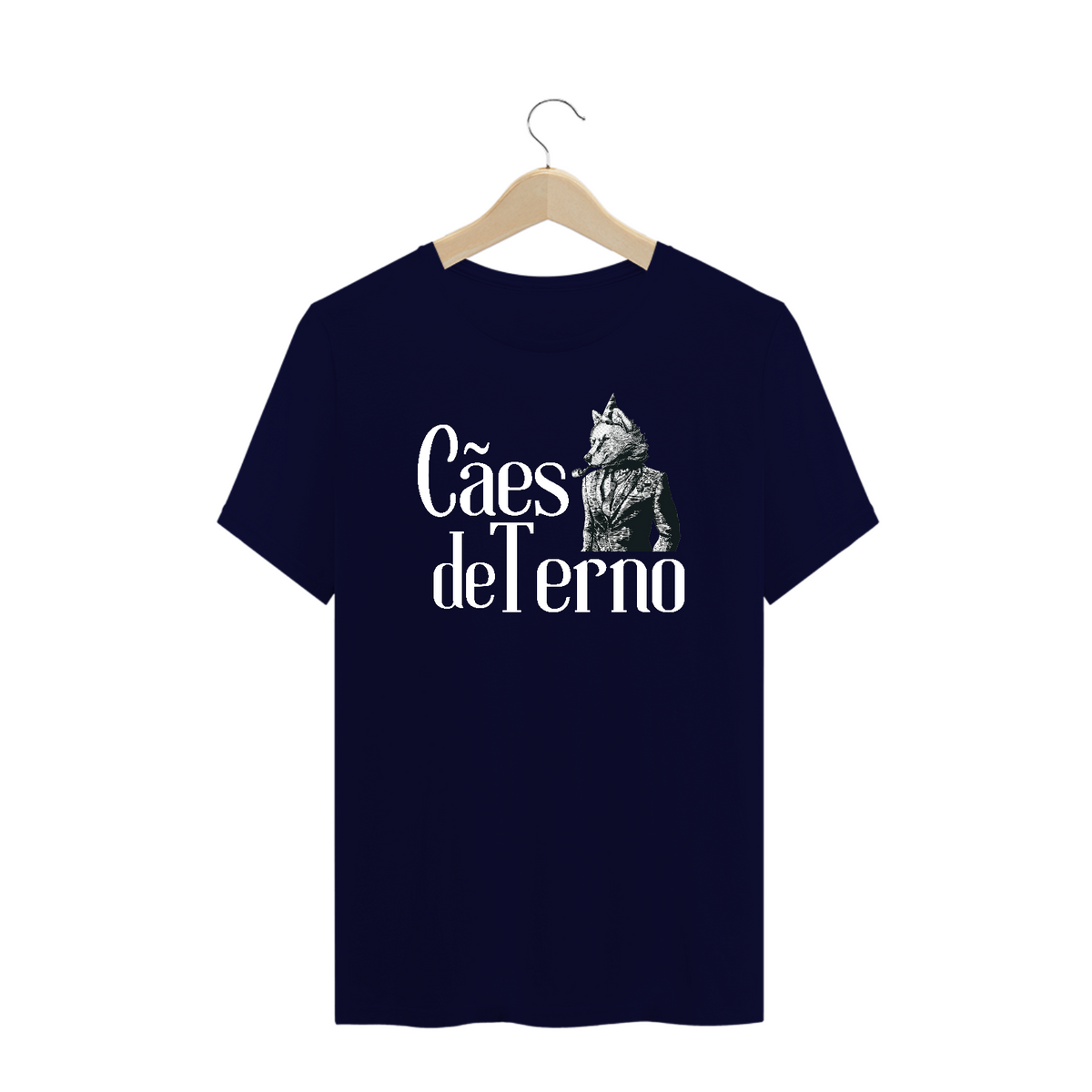 Nome do produto: Camiseta Plus - Cães de Terno