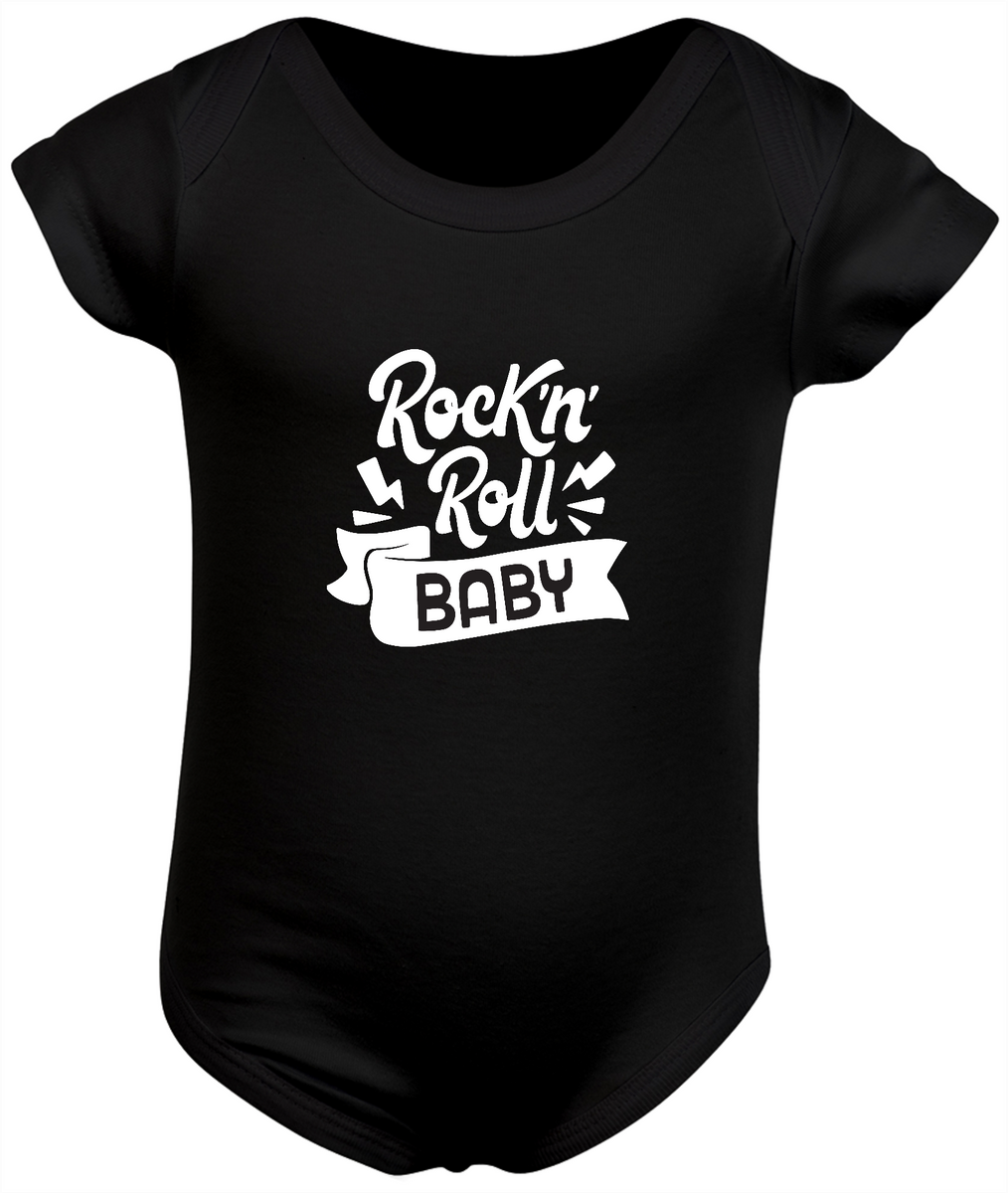 Nome do produto: Body Bebê - Rock n\' Roll Baby