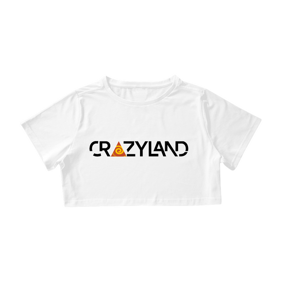 Camiseta feminina Cropped - Crazyland
