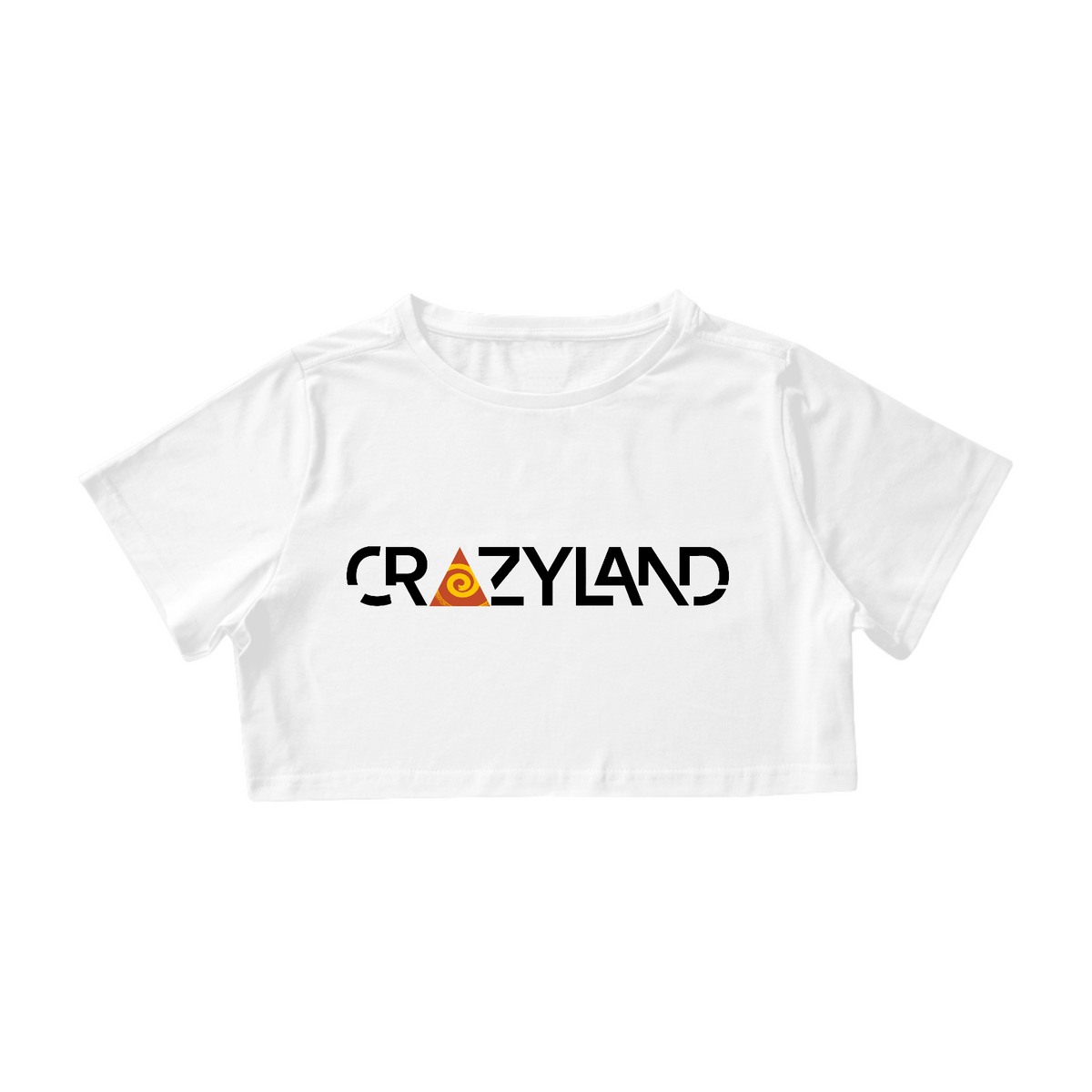 Nome do produto: Camiseta feminina Cropped - Crazyland