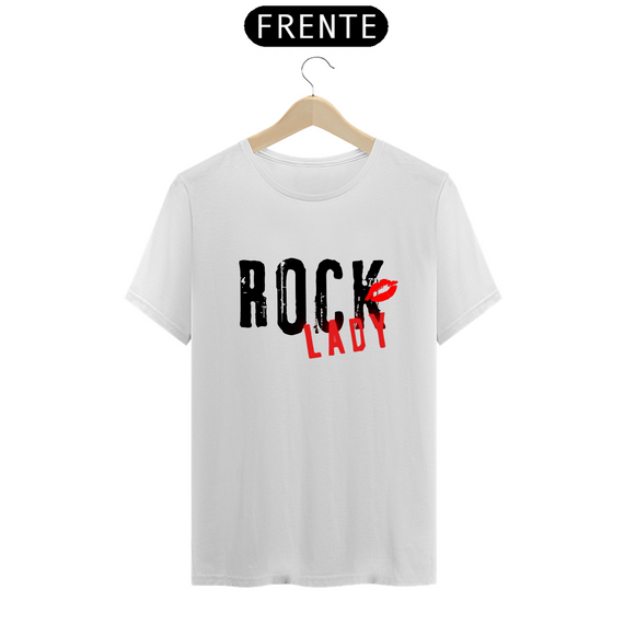 Camiseta Rock Lady - Branca