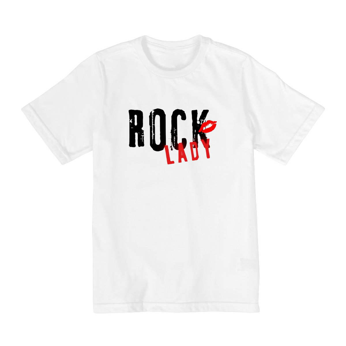 Nome do produto: Camiseta infantil (10 a 14) - Rock Lady