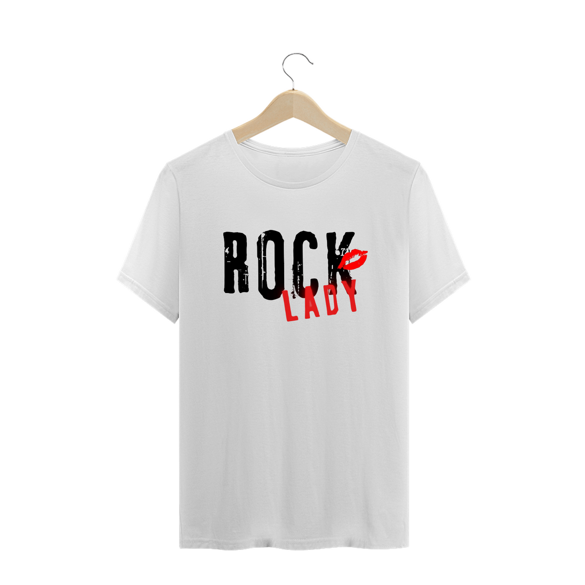 Nome do produto: Camiseta Plus - Rock Lady