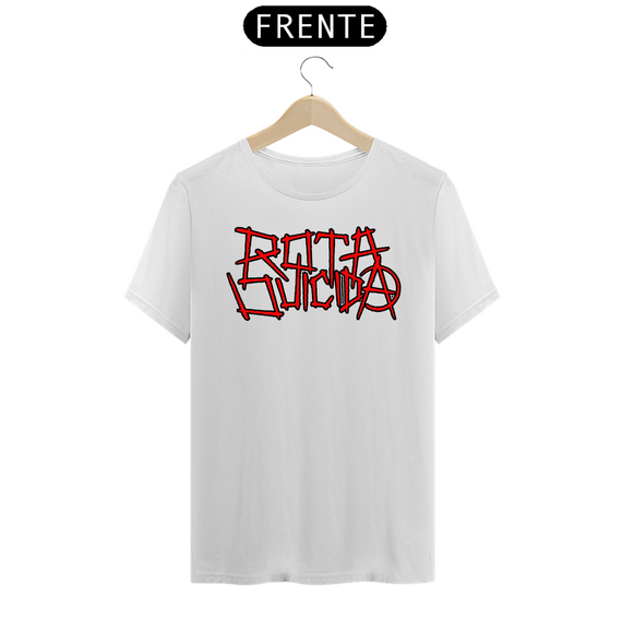 Camiseta Prime Branca - Logo - Rota Suicida