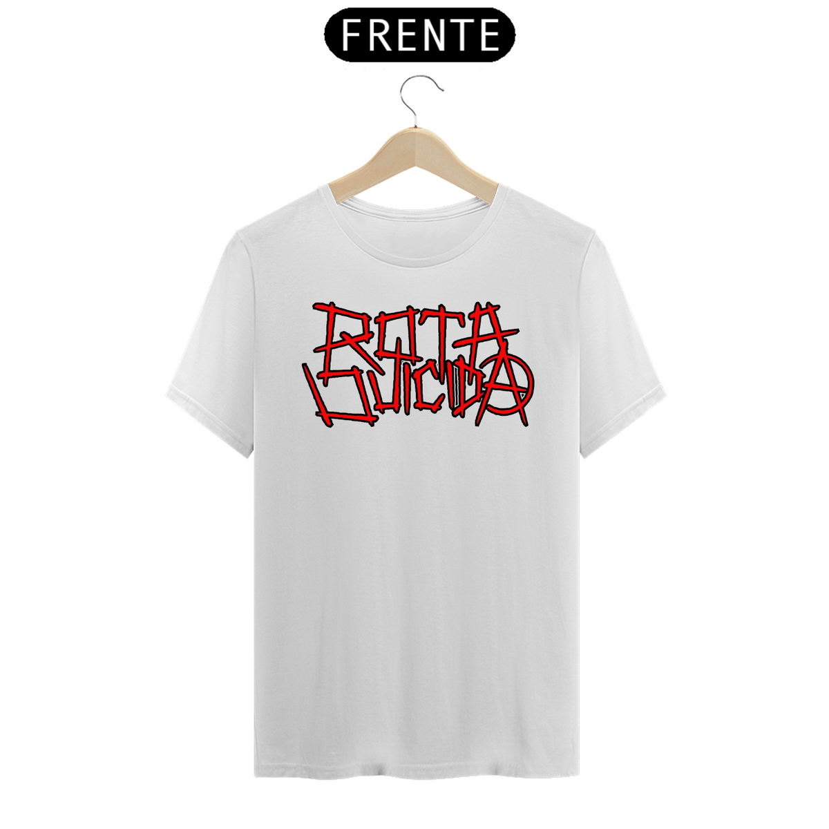 Nome do produto: Camiseta Prime Branca - Logo - Rota Suicida