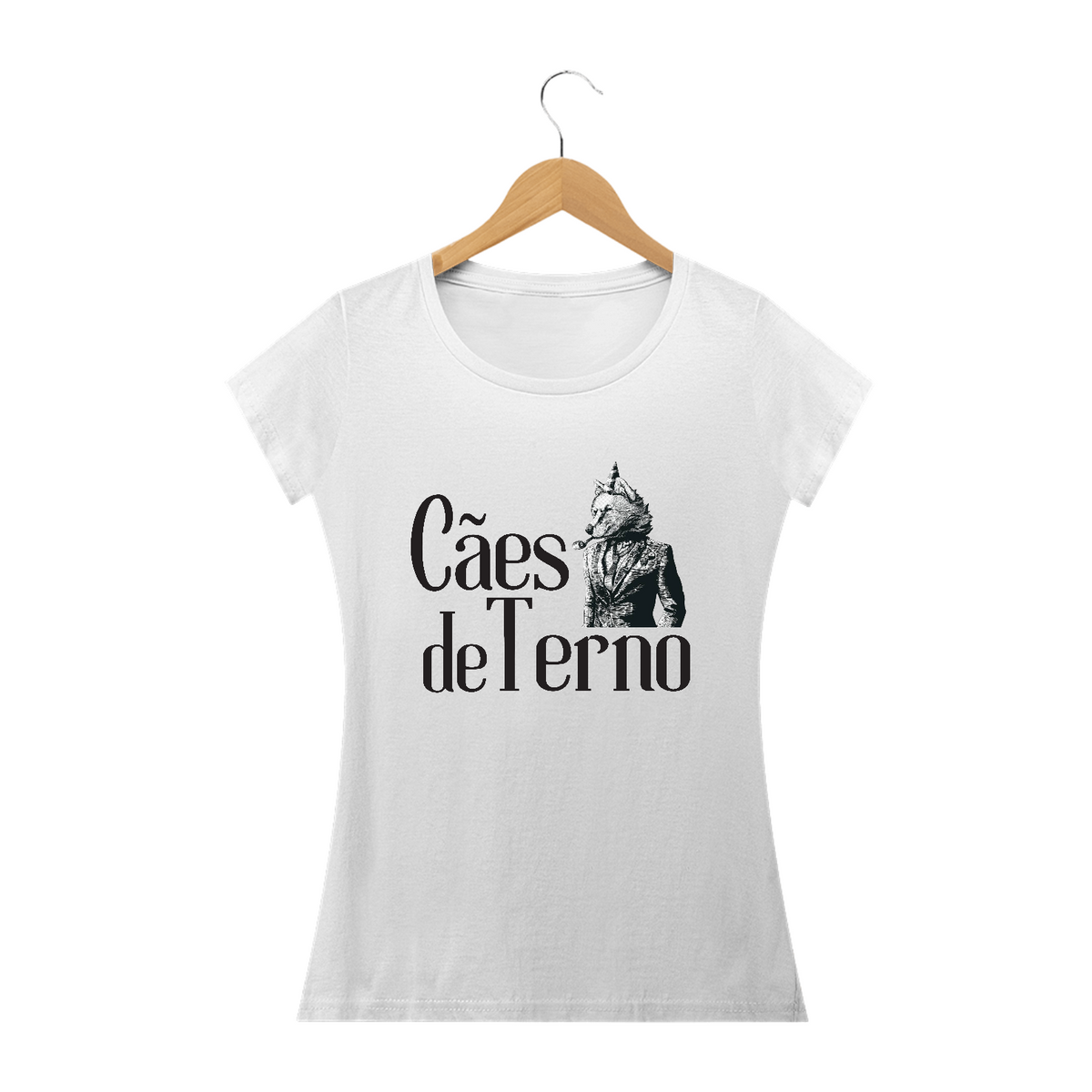 Nome do produto: Camiseta Prime Baby Long Branca - Cães de Terno 