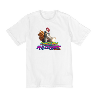 Nome do produtoCamiseta Quality Infantil (2 a 8) - Chicken Rocket