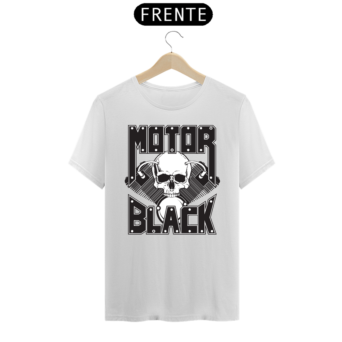 Nome do produto: Camiseta Prime Branca - Motor Black