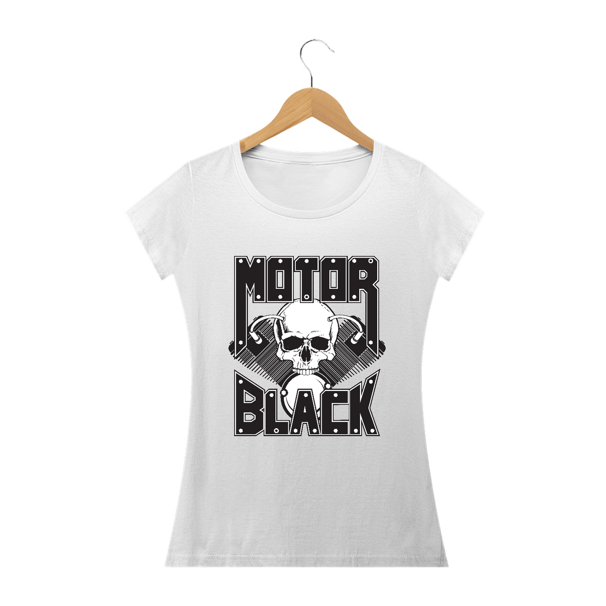 Nome do produto: Camiseta Prime Baby Long Branca - Motor Black