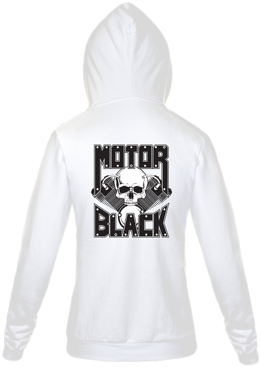 Nome do produto: Moletom Zíper - Motor Black 