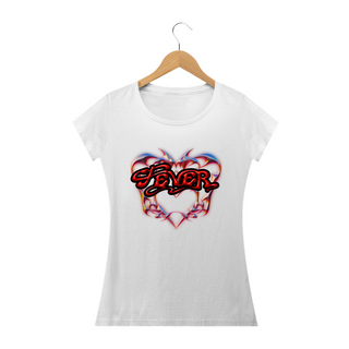 Nome do produtoCamiseta Prime Baby Long - Metal Heart - Fever