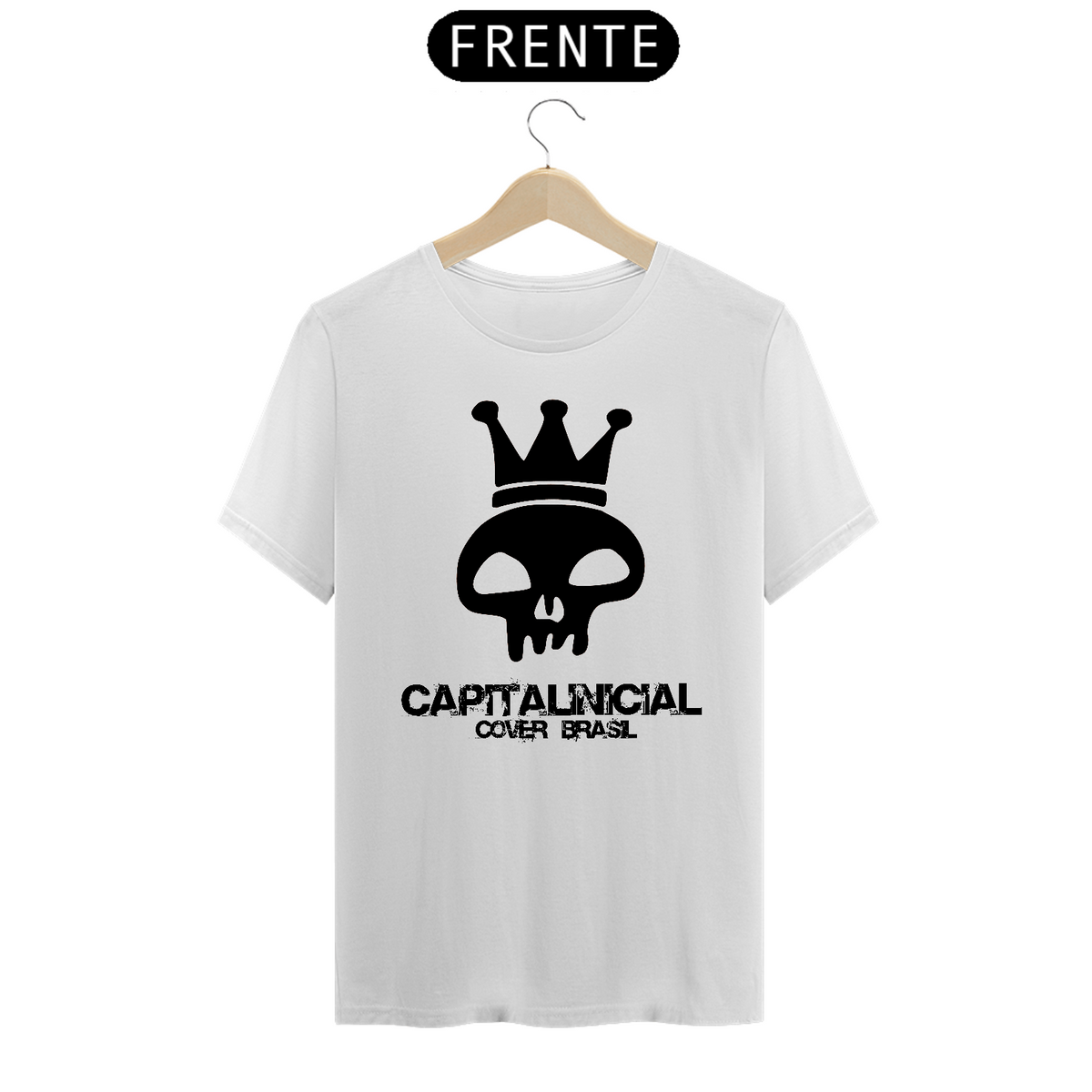 Nome do produto: Camiseta Prime Branca - Capital Inicial Cover Brasil 