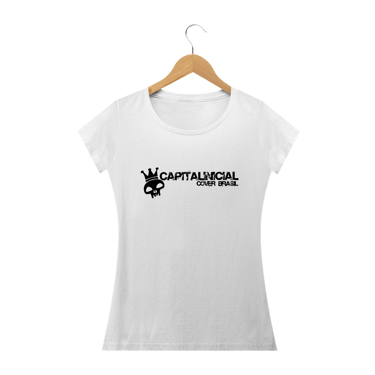 Nome do produto: Camiseta Prime Baby Long Branca - Capital Inicial Cover Brasil