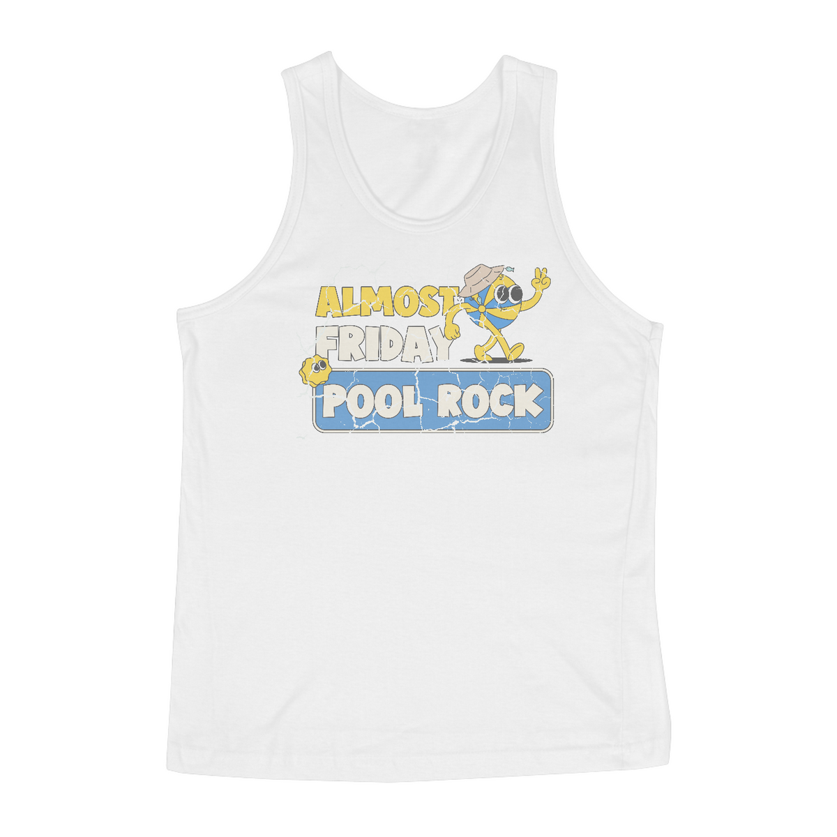 Nome do produto: Camiseta Regata -  Pool Rock - Almost Friday 