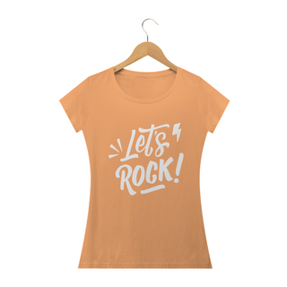 Camiseta Feminina Estonada - Let's Rock!