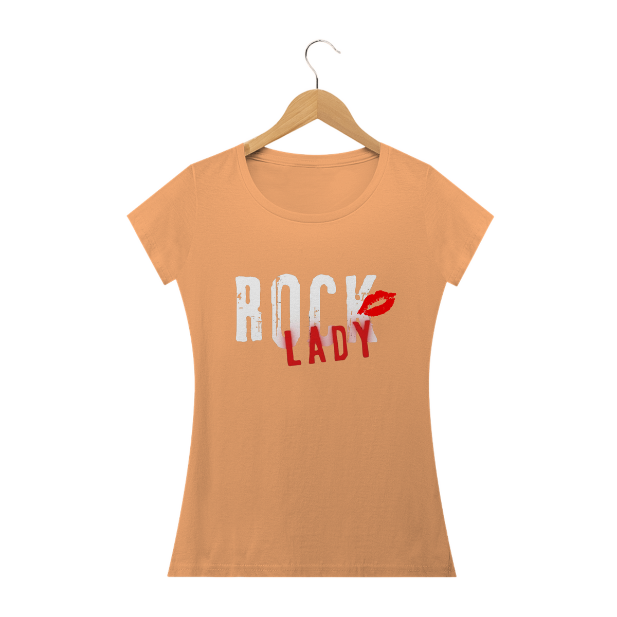 Nome do produto: Camiseta Estonada Baby Long - Rock Lady