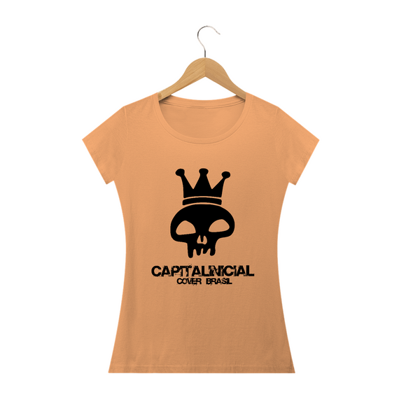 Camiseta Estonada Baby Long - Capital Inicial Cover Brasil 