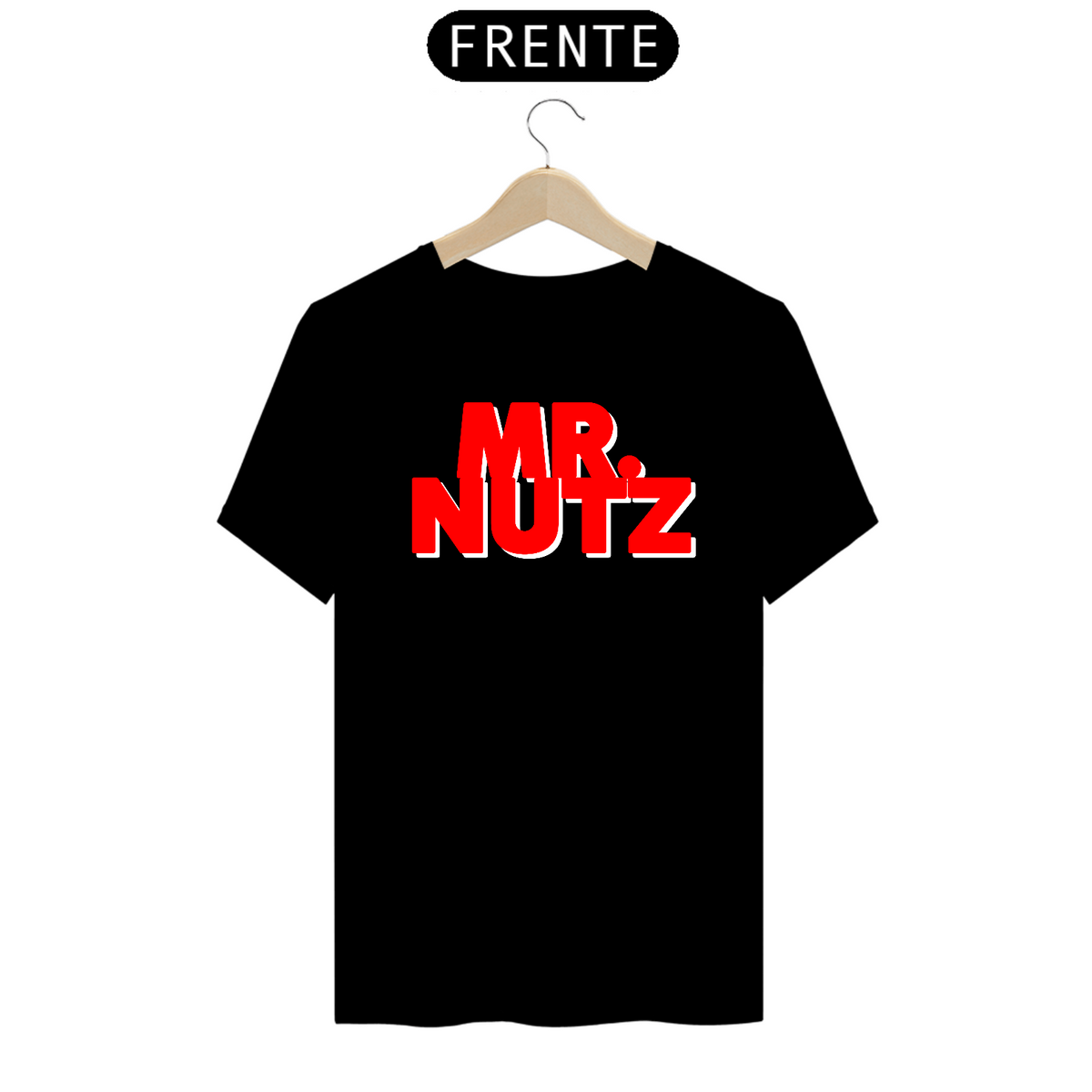 Nome do produto: Camiseta Mr. Nutz - Logo - Preta