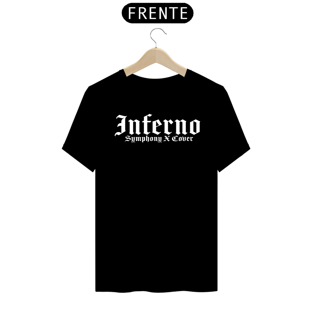 Nome do produto: Camiseta - Inferno - Logo - Preta