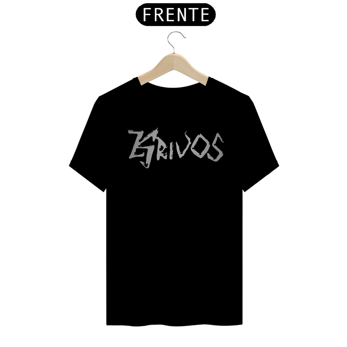 Nome do produto: Camiseta Krivos - Logo - Preta