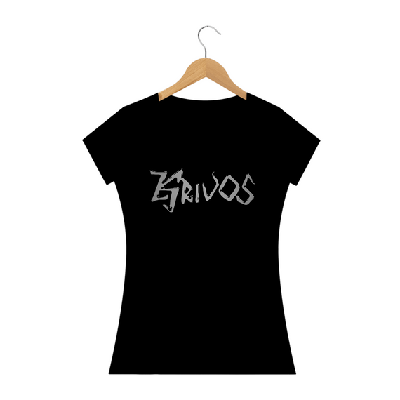 Camiseta Baby long - Krivos - Preta