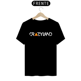 Camiseta Crazyland - Logo - Preta