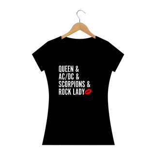 Nome do produtoCamiseta Bandas Baby Long - Rock Lady