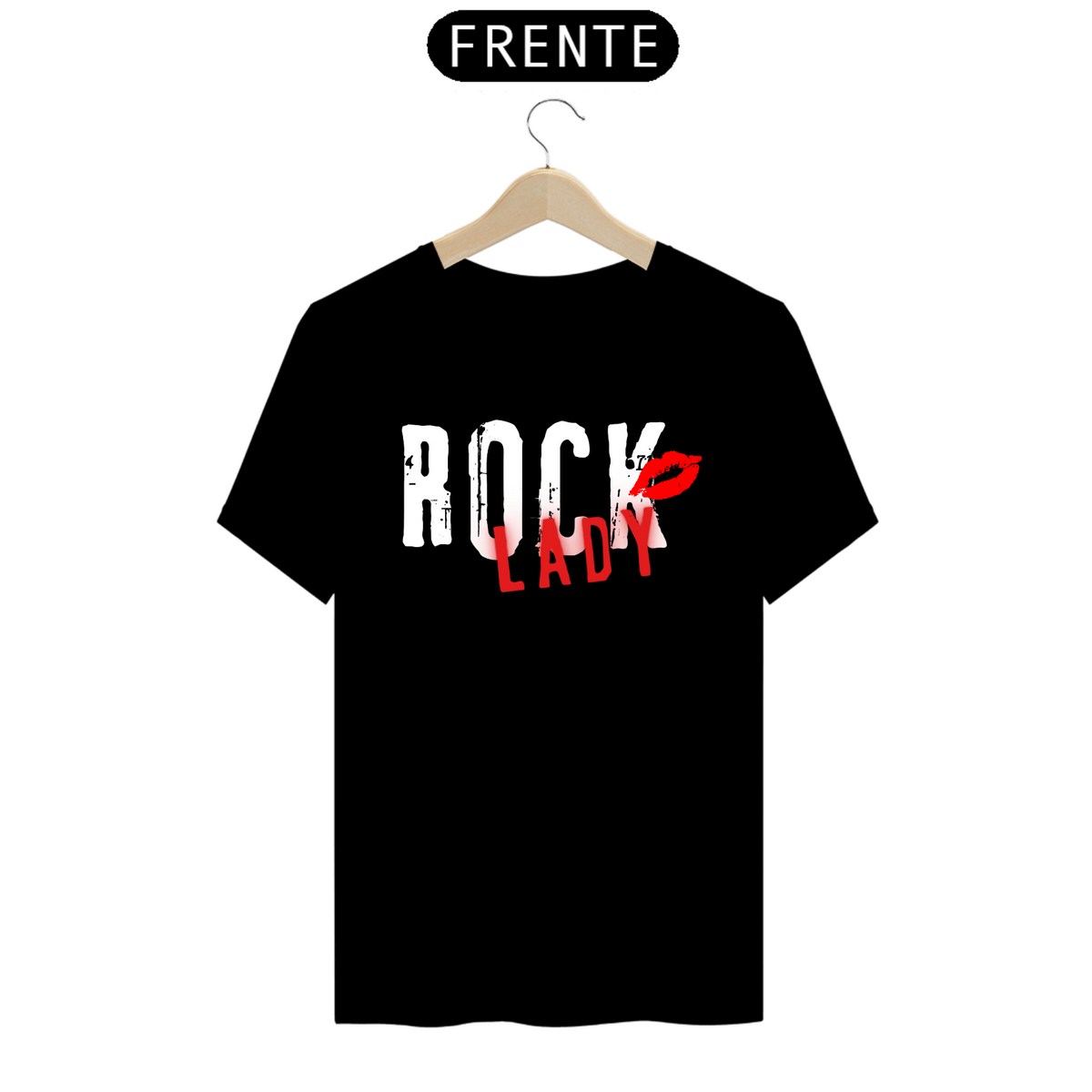 Nome do produto: Camiseta - Rock Lady - Preta