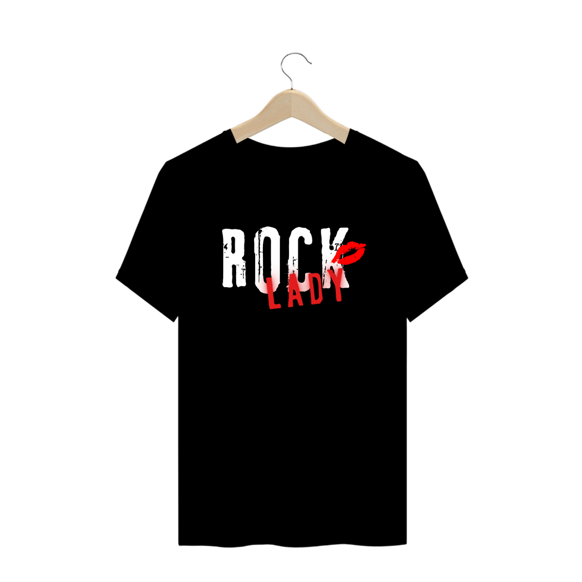 Nome do produto: Camiseta Plus - Rock Lady