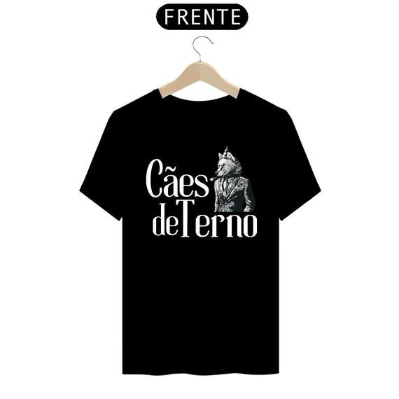 Camiseta Prime Preta - Cães de Terno