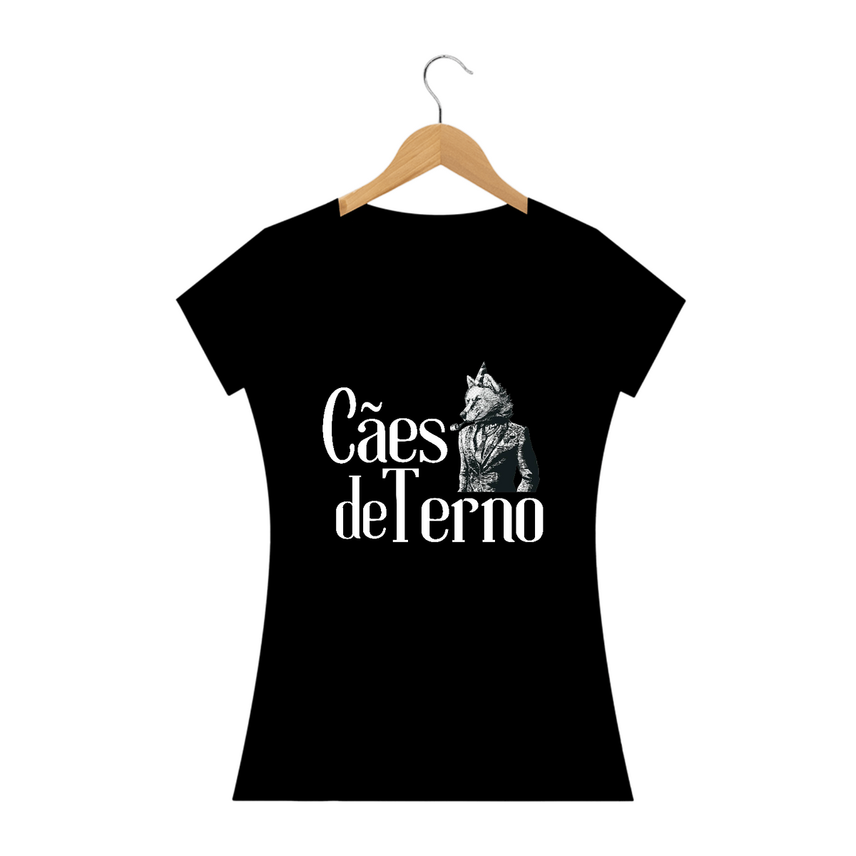 Nome do produto: Camiseta Prime Baby Long Preta - Cães de Terno