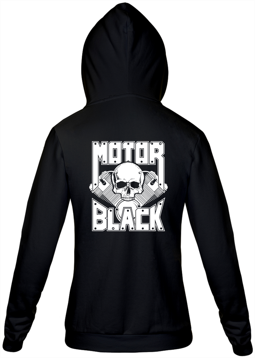 Nome do produto: Moletom Ziper - Motor Black