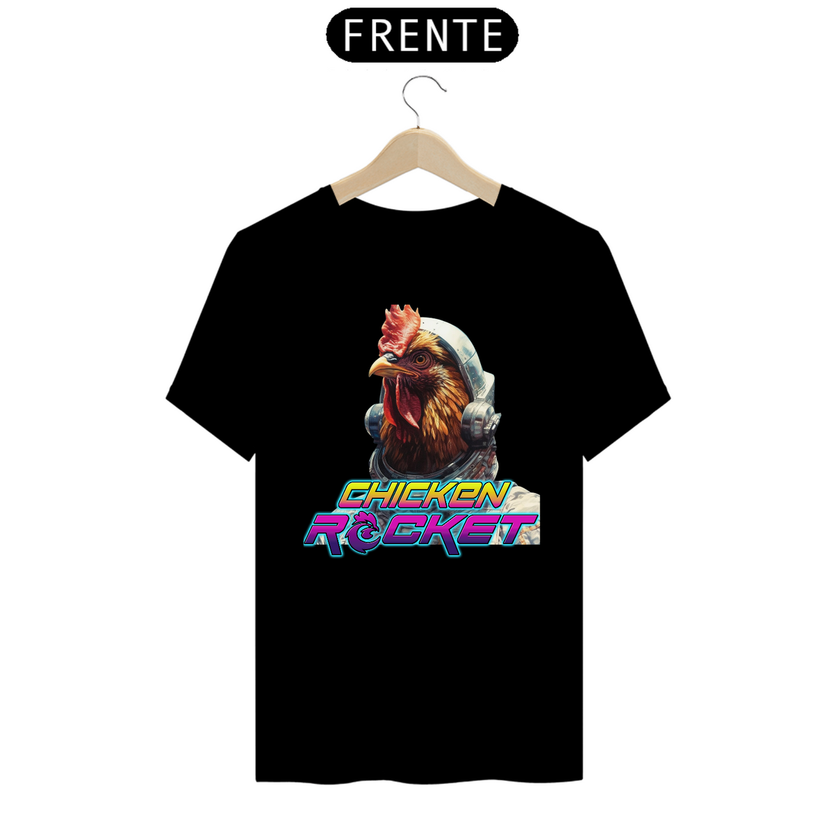 Nome do produto: Camiseta Classic - Chicken Rocket