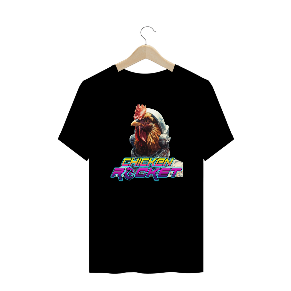 Nome do produto: Camiseta Plus - Chicken Rocket