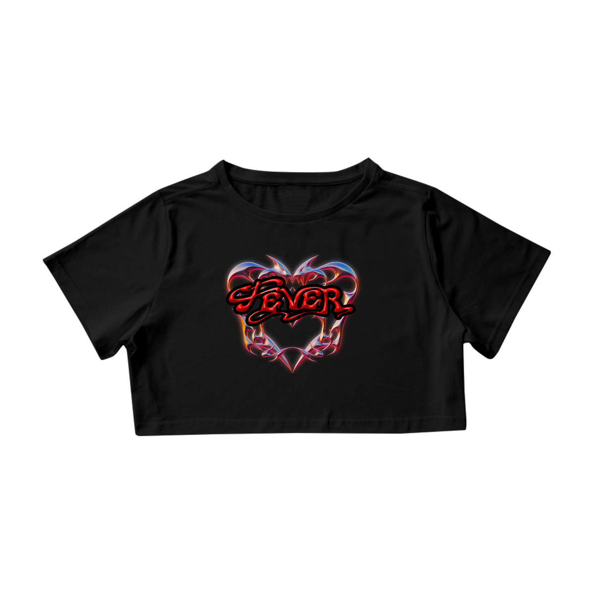 Nome do produto: Cropped - Metal Heart - Fever 