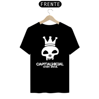 Camiseta Prime Preta - Capital Inicial Cover Brasil