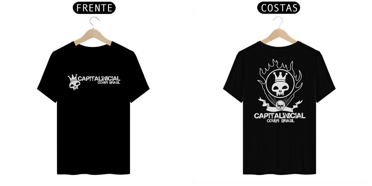 Nome do produto: Camiseta Quality - Capital Inicial Cover Brasil