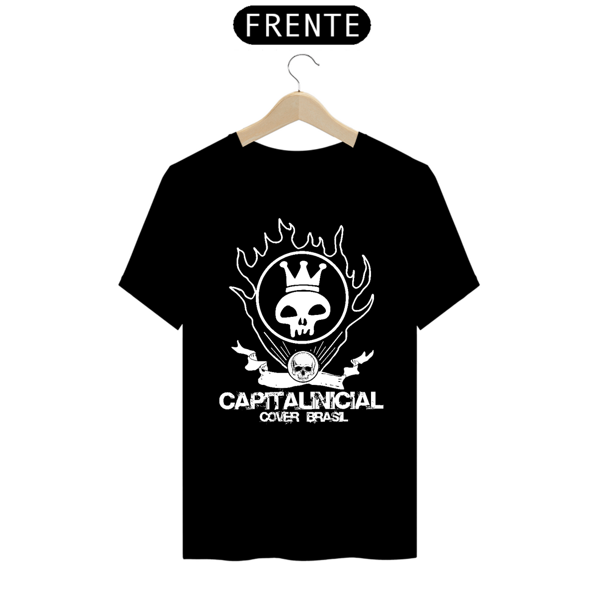 Nome do produto: Camiseta Prime - Capital Inicial Cover Brasil