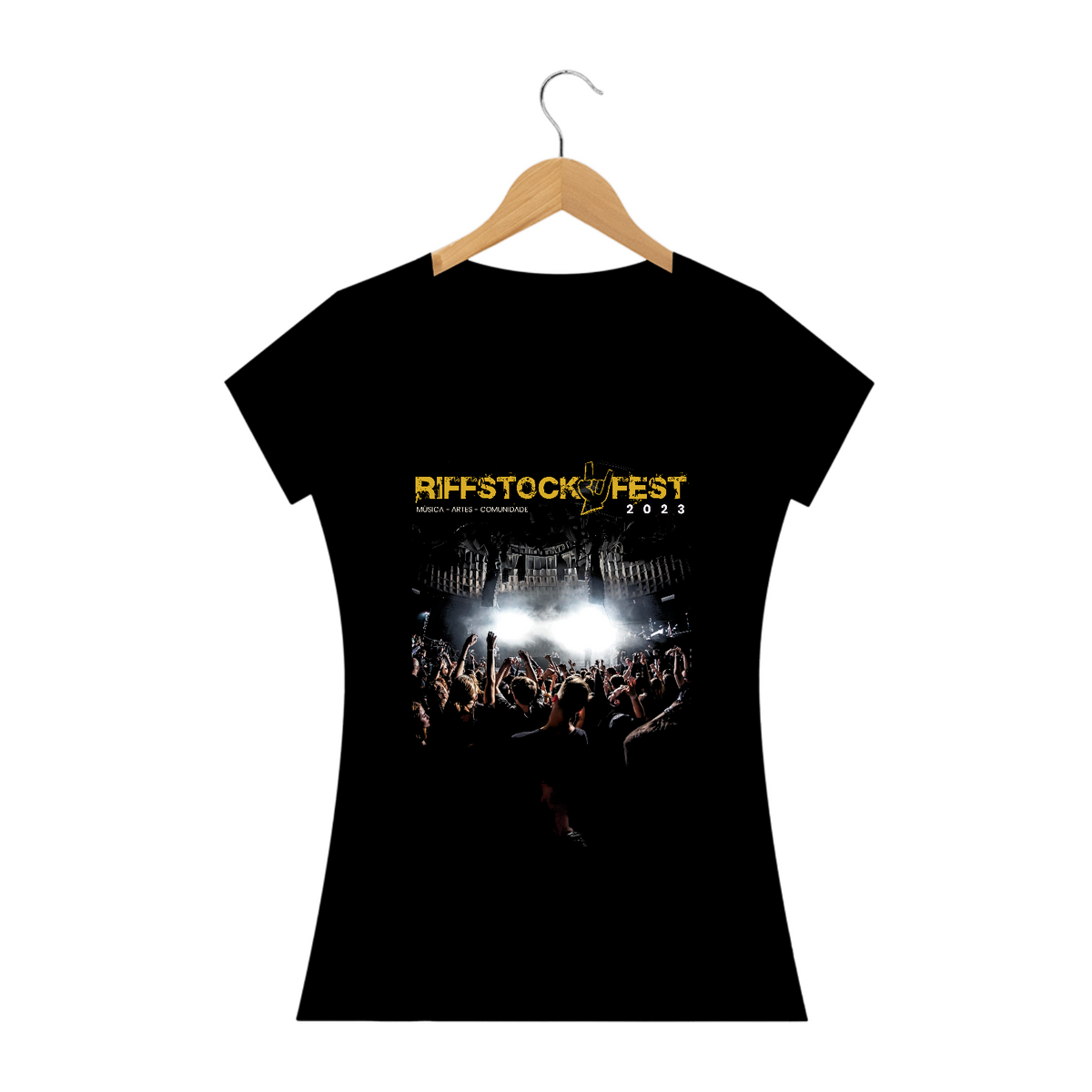 Nome do produto: Camiseta Quality Baby Long - RiffStock fest 2023