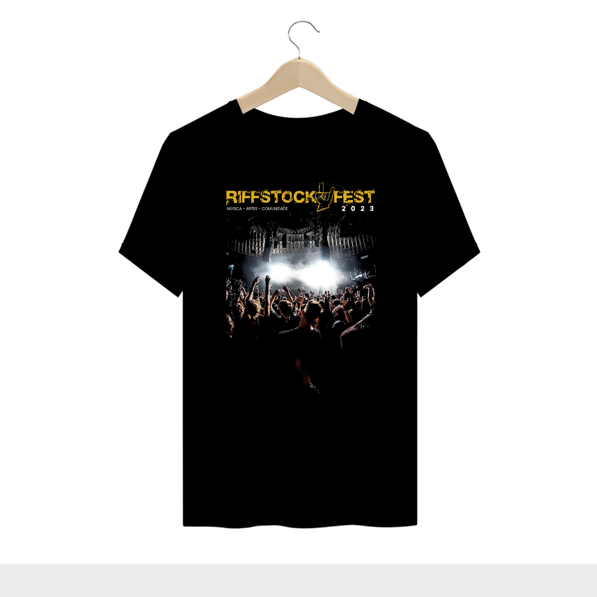 Nome do produto: Camiseta Plus - RiffStock Fest 2023